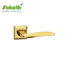 High Quality Die Casting black Interior Door Handle Set Zinc